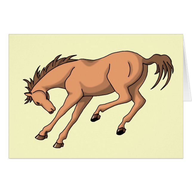 Bronco Hälsningskort (Framsidan Horizontal)