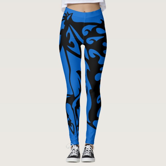 Bronco Line Art Leggings (Framsida)