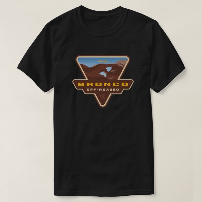 Bronco Off Roadeo Moab Classic T-Shirt (Design framsida)