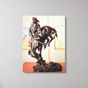 Bronco-Rackare (brons), Canvastryck