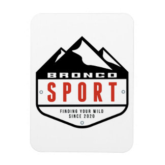 Bronco Sport forum logotyp nr 2 Magnet