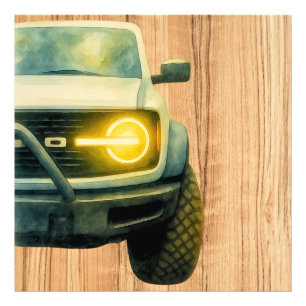 Bronco Trä Fototryck