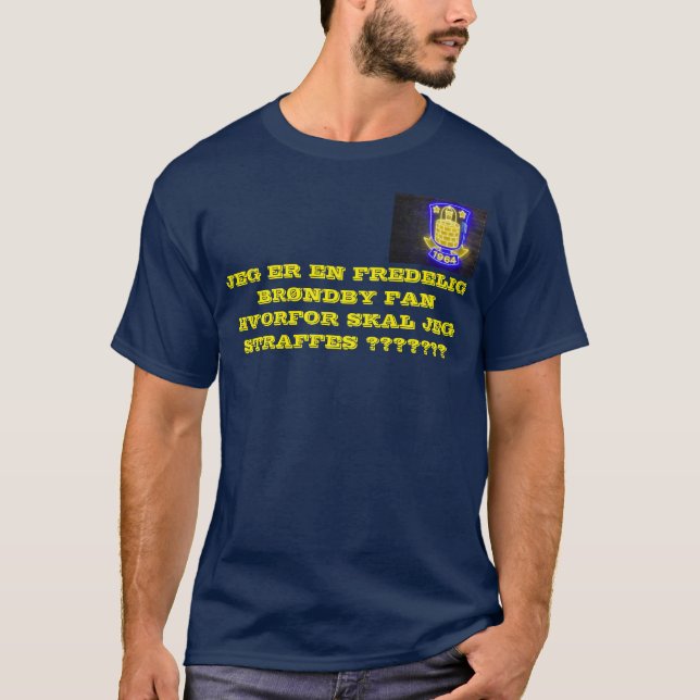 Brøndby fläkt t shirt (Framsida)