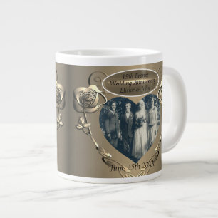 Brons 19:e/8:e brons + 2 foton Mugg Jumbo Mugg