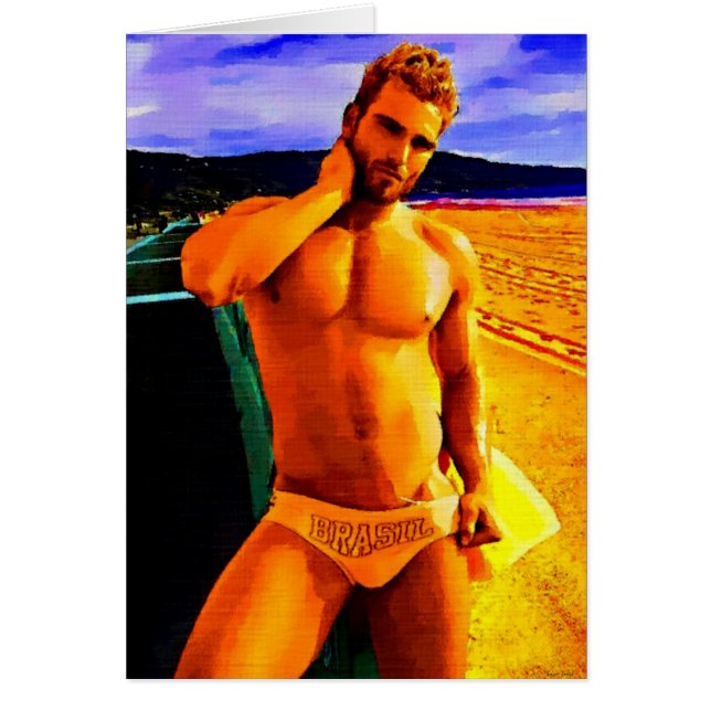 Brons Brasil Hälsningskort (Framsidan)
