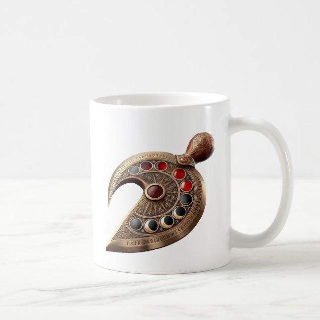 Brons Lunar Dagger Kopis  Kaffemugg (Höger)