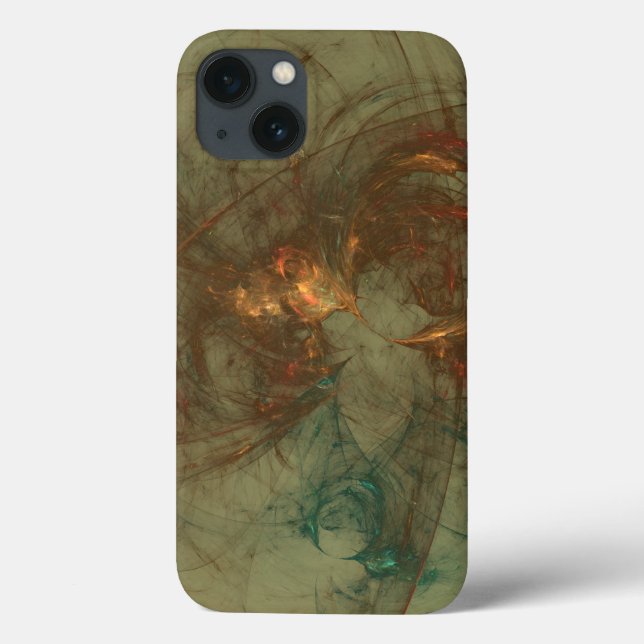 Brons- och olivkonst av abstrakt (Baksida)