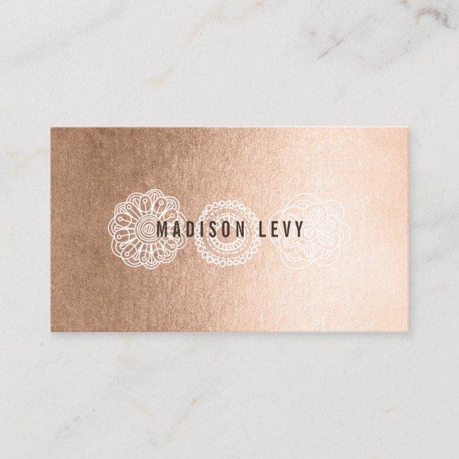 Brons snöresprej som garvar Beauticiankort Tidsbeställning Kort (Framsida)