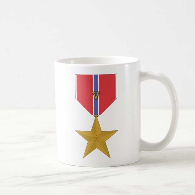 Brons stjärnan med V Kaffemugg (Höger)