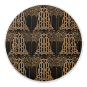 Brons,svart,konsthugga, art nouveau, blommigt,mön knopp
