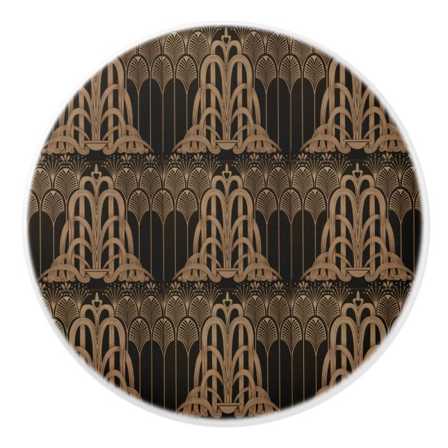 Brons,svart,konsthugga, art nouveau, blommigt,möns knopp (Framsidan)