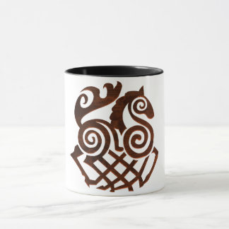 Brons Viking Häst Mugg