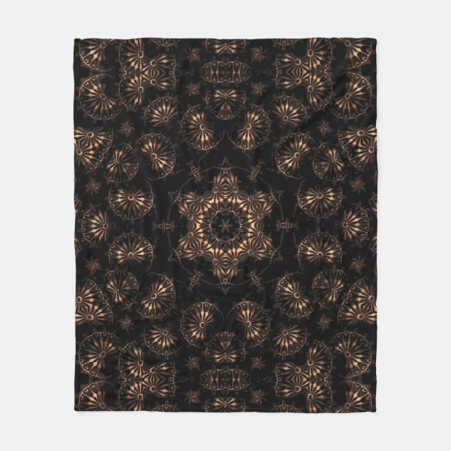 Bronsåldern Mandala  Fleecefilt (Framsidan)