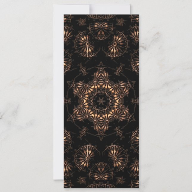 Bronsåldern Mandala  Inbjudningar (Framsida)