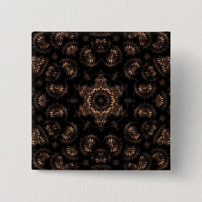 Bronsåldern Mandala Knapp (Framsida)