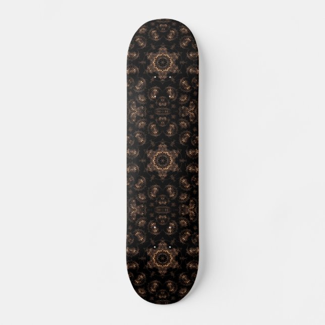 Bronsåldern Mandala  Mini Skateboard Bräda 18,5 Cm (Framsida)