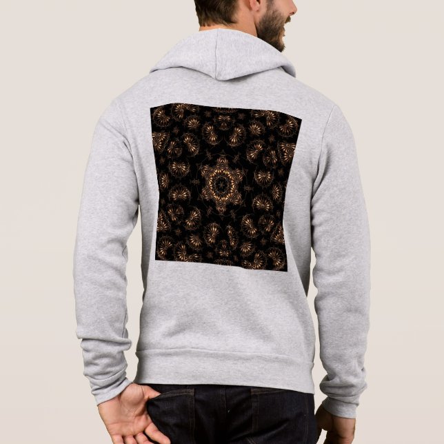 Bronsåldern Mandala  T Shirt (Baksida)