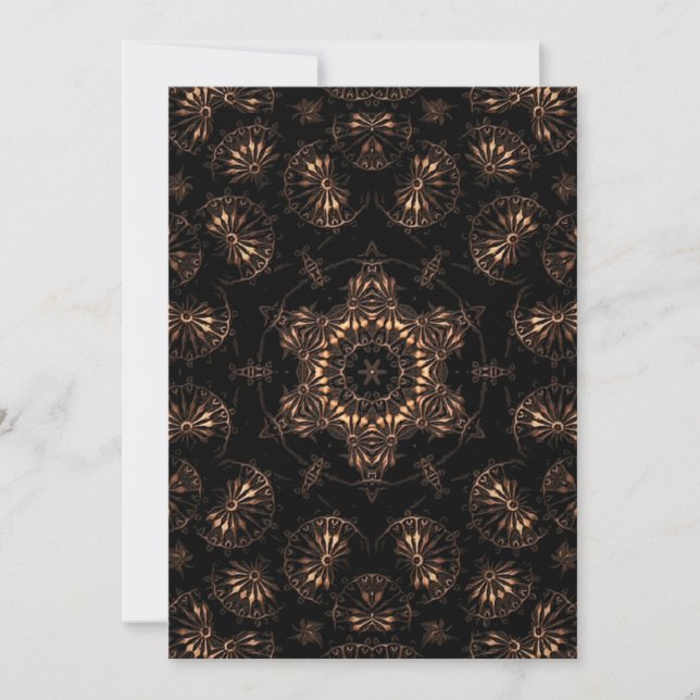 Bronsåldern Mandala  Tack Kort (Framsida)