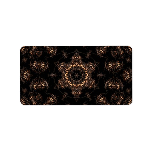 Bronsålderns Mandala  Adressetikett (Framsidan)