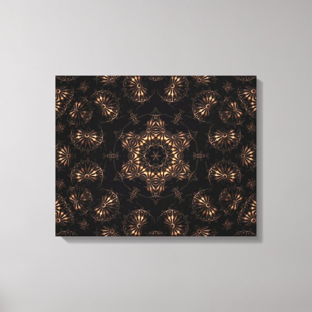 Bronsålderns Mandala  Canvastryck (Framsida)