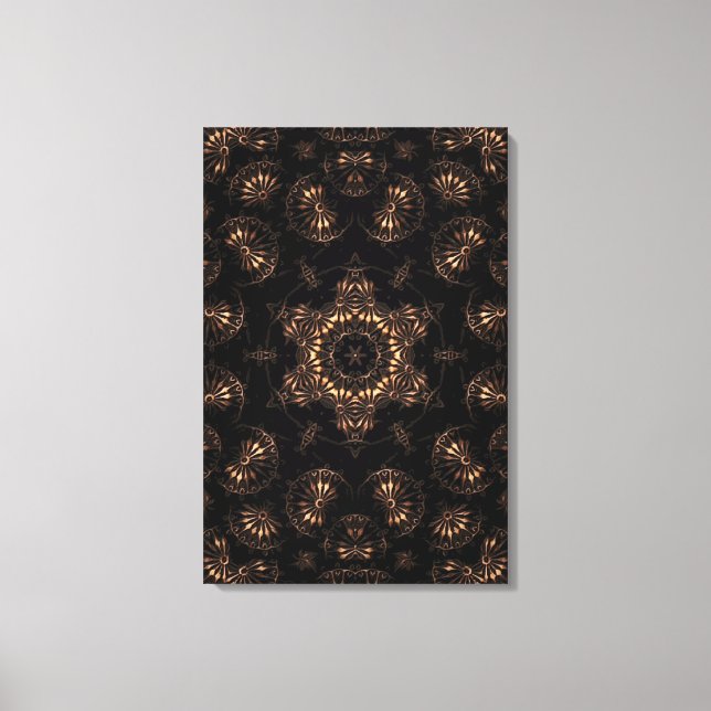 Bronsålderns Mandala  Canvastryck (Framsida)