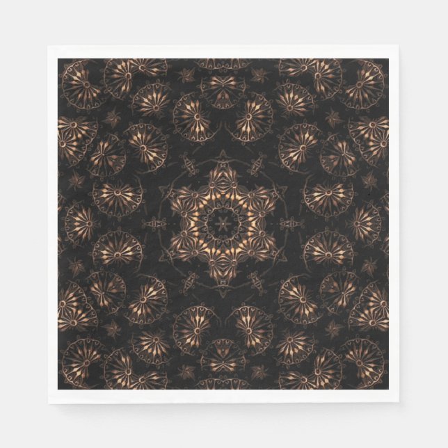 Bronsålderns Mandala  Pappersservett (Framsidan)