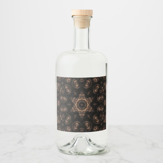 Bronsålderns Mandala  Spritflaskor Etikett (Framsida)
