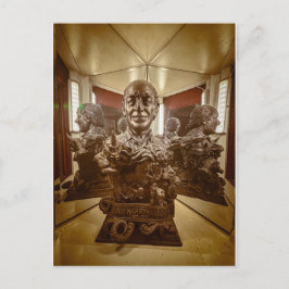 Bronsbyst Historisk Person Vykort
