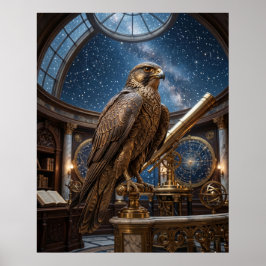 Bronsfalkens observatorium poster