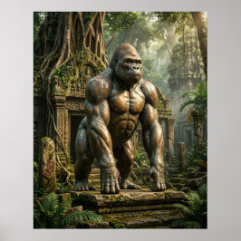 Bronsgorillatemplet Poster