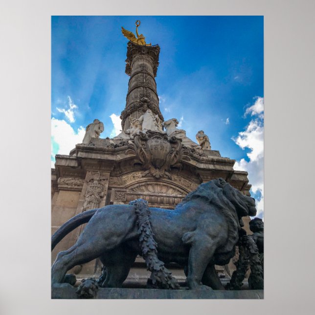Bronslejon, Angel of Independence Poster (Framsidan)
