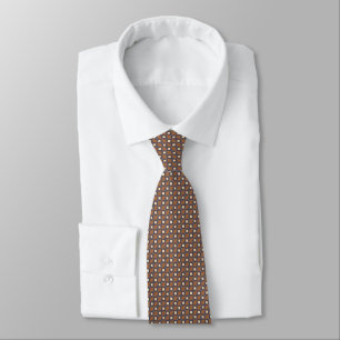 Bronsmonark Elegant geometrisk mönster Slips