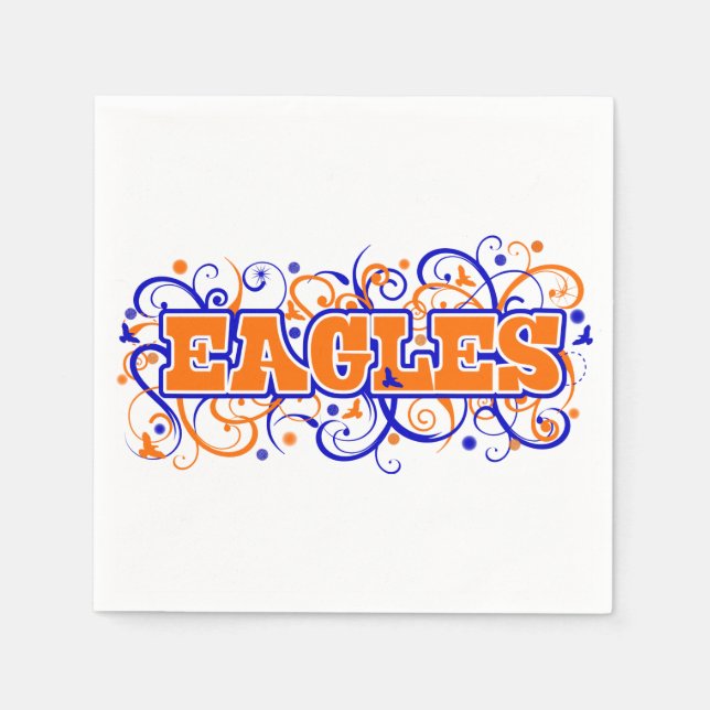 Bronson Eagles Napkins Pappersservett (Framsidan)