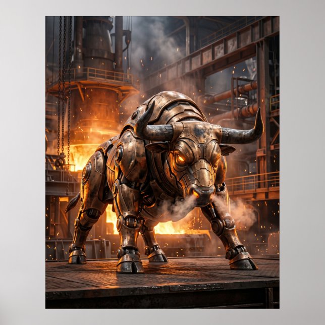 Bronsstjurens port poster (Framsidan)