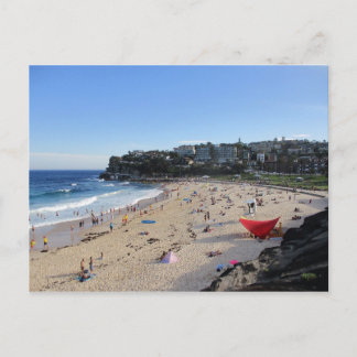Bronte Beach på ett vykort för en lätt sommardag