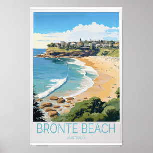Bronte Beach Resemaljer - Fantastisk Australien Poster