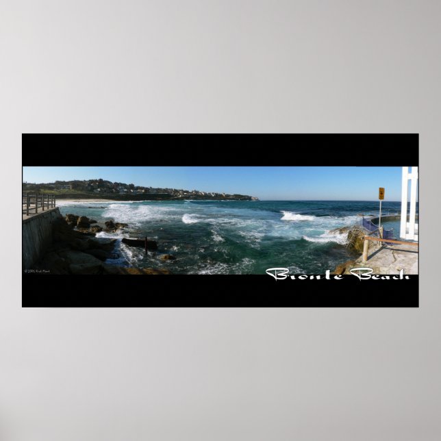 Bronte Beach, Sydney Panorama Poster - Anpassad (Framsidan)