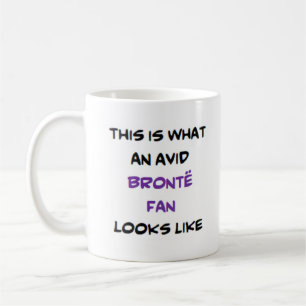bronte fläkt, levande kaffemugg
