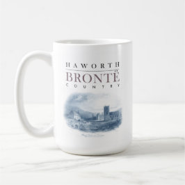 Bronte Land med Haworth Church och Parsonage Kaffemugg