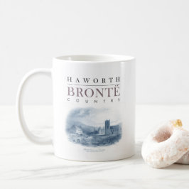 Bronte Land med Haworth Church och Parsonage Kaffemugg