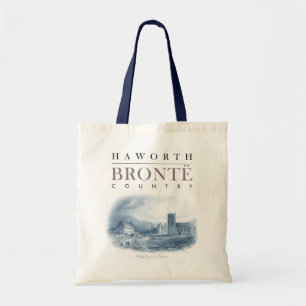 Bronte Land med Haworth Church och Parsonage Tygkasse