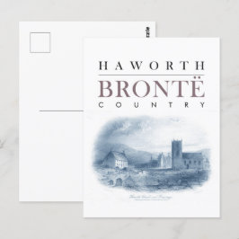 Bronte Land med Haworth Church och Parsonage Vykort