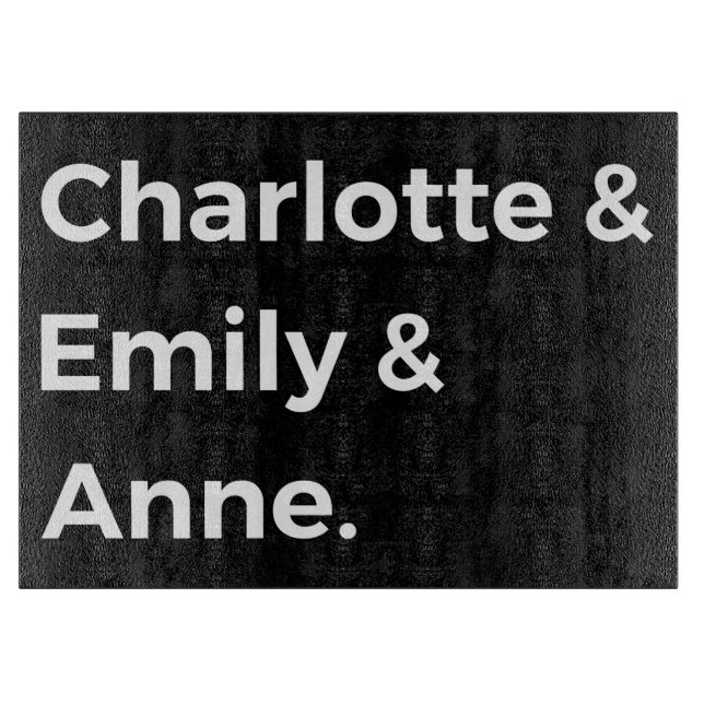 Brontë Sisters I - Charlotte & Emily & Anne (Framsidan)