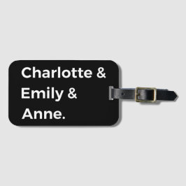 Brontë Sisters I - Charlotte & Emily & Anne Bagagebricka