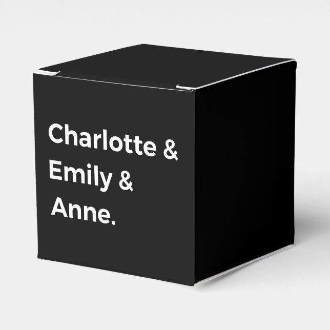 Brontë Sisters I - Charlotte & Emily & Anne Presentaskar (Framsidan Sidan)