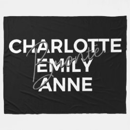 Brontë Sisters II - Charlotte & Emily & Anne Fleecefilt