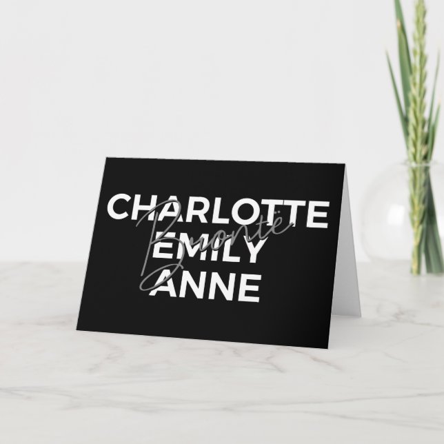 Brontë Sisters II - Charlotte & Emily & Anne Kort (Framsida)