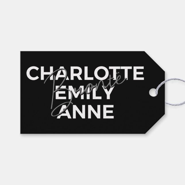 Brontë Sisters II - Charlotte & Emily & Anne Presentetikett (Framsidan (Horisontell))