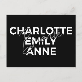Brontë Sisters II - Charlotte & Emily & Anne Vykort