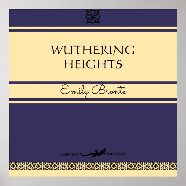 Bronte Sisters Retro Stil Wall Art Poster (Framsidan)